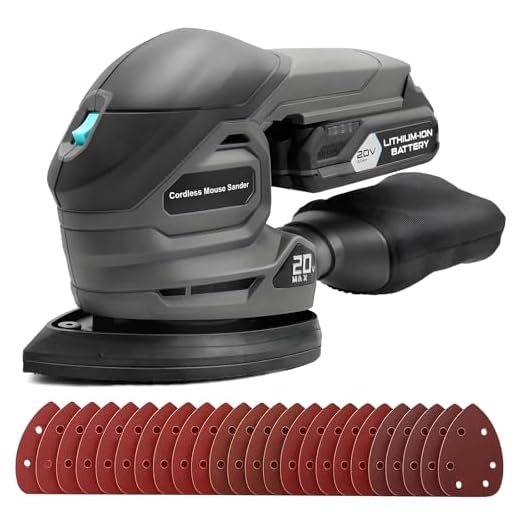 BLUEMARS 20V Cordless Mouse Detail Sander