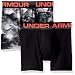 Under Armour Boys' Big Performance Boxer Briefs, Black F, YXL