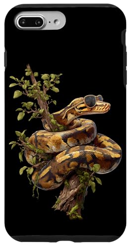 �{�[���p�C�\�� �T���O���X���D�� ঒��� �w�r Ball Python Snake Owner �X�}�z�P�[�X iPhone 7 Plus/8 Plus �p