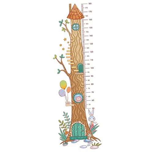 Toddmomy Growth Chart for and Girls Growth Chart Wall Decal Fun and Educational for Boys and Girls Room Trendy Room Decor