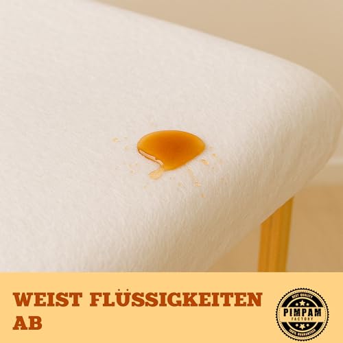 PimPam Factory - Massageliege bezug Verstellbare - 80x210 cm - 50 Stück - Hergestellt aus SMS-Material - Einweglaken Hypoallergen - Flüssigkeitsabweisend