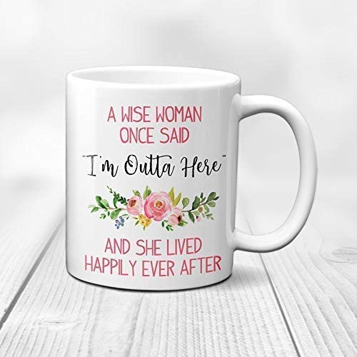 Miniatura 2 de CANARY ROAD Retirement Mug  Divorce Gift Women  Retirement Gift for Women  Retirement Party Decor  Coworker Retirement  Retiree Gift  Boss Retirement