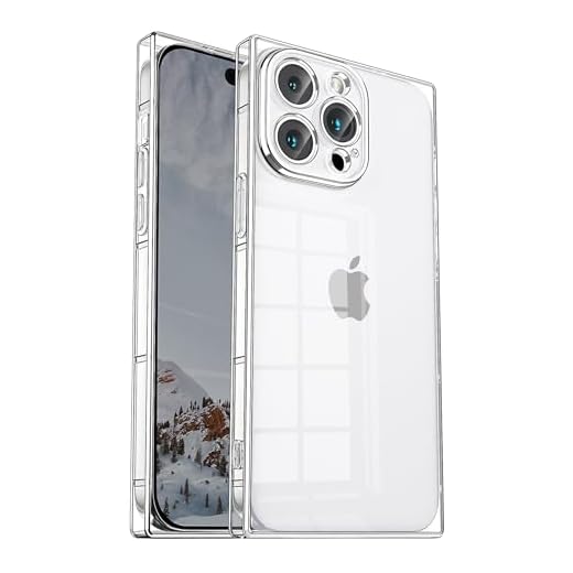 Tzomsze Compatible with iPhone 12 Pro Max Clear Case 2020 Release 6.7 Inch, Square Cases Reinforced Corners TPU Cushion, Crystal Clear Slim Cover Shock Absorption TPU Silicone Cases-Clear
