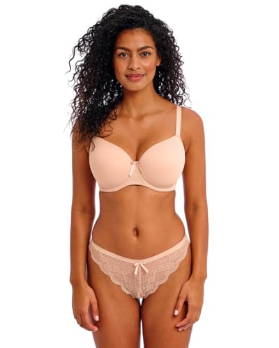 Freya Women's Fancies Underwired Balcony T-Shirt Bra Balconette, Natural Beige, 34DD - Image 5