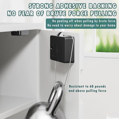 Smart Schubladenschloss, Jemey Elektronische Schrankschloss mit APP NFC Briefkastenschloss, Kindersicheres Schrankschloss ohne Bohren für Getränkeschränke, Spinde, Schubladen und Schreibtische