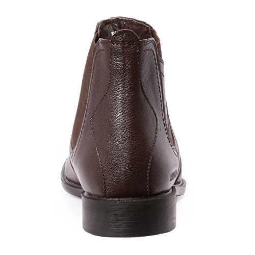 Image of Red Chief Genuine Leather Formal Slip-On Boots for Men | Elastic Closure | Stylish & Comfortable Office Shoes | RC3498