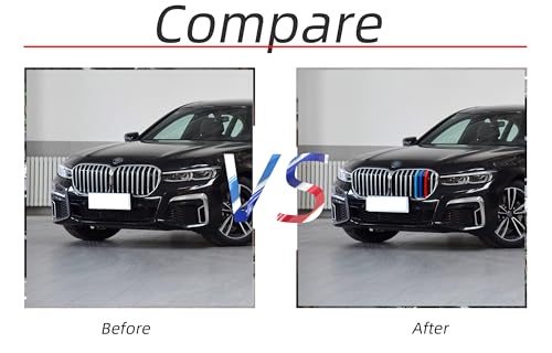 Image of Grille color stripes Compatible with bmw accessories 2020-2022 G11 7 Series LCI 740i 750i 750Li 760Li 8-Beam