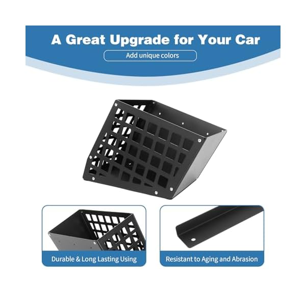 for Jeep JLU Trunk Right Side Molle Storage Bin Cargo Space Organizer Basket System Storage Carrier Box for Jeep Wrangler JLU 2018-2023 4DR Modular Storage Solution for Hardtop - Image 6