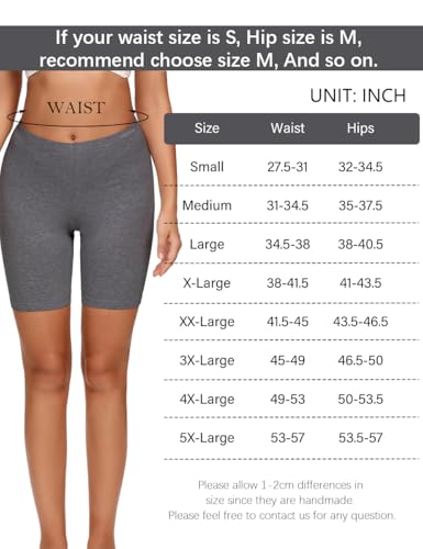 Image of Molasus Womens Cotton Boxer Shorts Underwear Anti Chafing Bike Shorts(Regular & Plus Size)