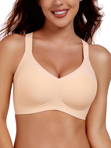 Gailife Womens Wireless Push Up Bras for Women No Underwire Seamless Full Coverage Supportive T Shirt Everyday Bras