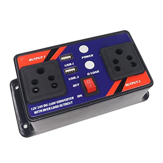 SP Dc Converter with Overload Autocut 12v/24v SMPS Socket Board with 2 USB Port for Home and Automobile-image-24