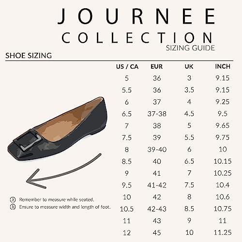 Journee Collection Womens Zimia Ballet Flat Tru Comfort Foam with Square Toe, Pink, 7.5 | Image 4