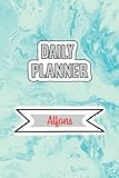 Daily Planner for Alfons | 6x9 inches | 120 pages: Daily Planner Paperback without date for planning, organize plan with specific name