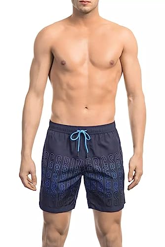 Boxer de bain Bikkembergs Homme avec poches latérales et dégradé Outline Gradient pour le confort