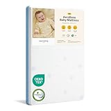 MAMAZING Mini Crib Mattress 38' L x 24' W, 2-Stage Breathable Mattress, Non-Toxic, Waterproof Sleep Surface, Machine-Washable Outer Cover for Easy Care, Fits Mini Size & Portable Crib