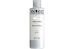 Fluid Acrylics by GOLDEN: Experience Titanium White's Radiant Luminosity