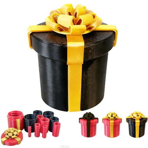 ajitxalr Gotcha Box Prank Gifts Puzzle Gift Box Prank Gifts for Adults Money Puzzle Annoying Nested Screw Gift Box Reusable Perfect Money Puzzles for Birthday Christmas White Elephant Party