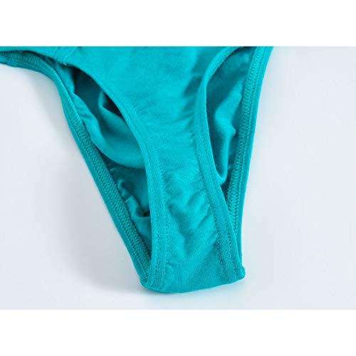 Zonbailon Men's G String Comfort Soft Thong Bikini Underwear, Multicolor 5-Pack, Xx-Large #TOP4