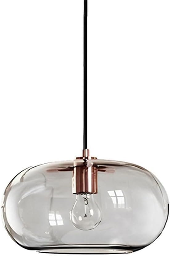 Chandelier de nuance en verre vintage pour éclairer un îlot de cuisine ou un grenier sombre