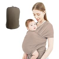 Tragetuch Baby Neugeboren, Kleinkind All-in-1 Stretchy Wrap Carrier, Premium Babytragetuch Wickeltuch, Wrap Trage Babyausstattung, Baby Sling, Baby Tragetuch für Neugeborene & Kleinkind Baby