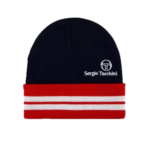 Bonnet rayé Sergio Tacchini Surgis bleu idéal pour vos sorties en ville