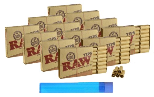 12 Boxes of RAW PRE-ROLLED tips (252 Total PRE-ROLLED Tips) + 1 RPD KewlTube