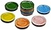 Buy Easy 10 Mix Colorful Scalloped Plates Size 2.7 cm Dollhouse Miniatures Food Kitchen Docoration
