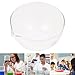 MAGICLULU 90mm Glass Round Evaporating Dish with Spout Flat Bottom Borosilicate Laboratory Evaporation Basin for Scientific and Industrial Use