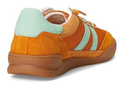 Steve Madden Women's Verdict Sneaker, Orange Multi, 7.5