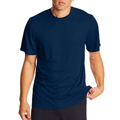Hanes Mens Sport Cool Dri Performance Tee Fashion T Shirts, Navy, Large Us #TOP1