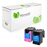 Elberswald 2X Tintenpatronen kompatibel mit HP HP OfficeJet 200 5740 5742 Envy 5540 5544 5545 5547 5548 5640 5642 5644 5646 5660 7640 C2P05AE C2P07AE 62XL MIT CHIP