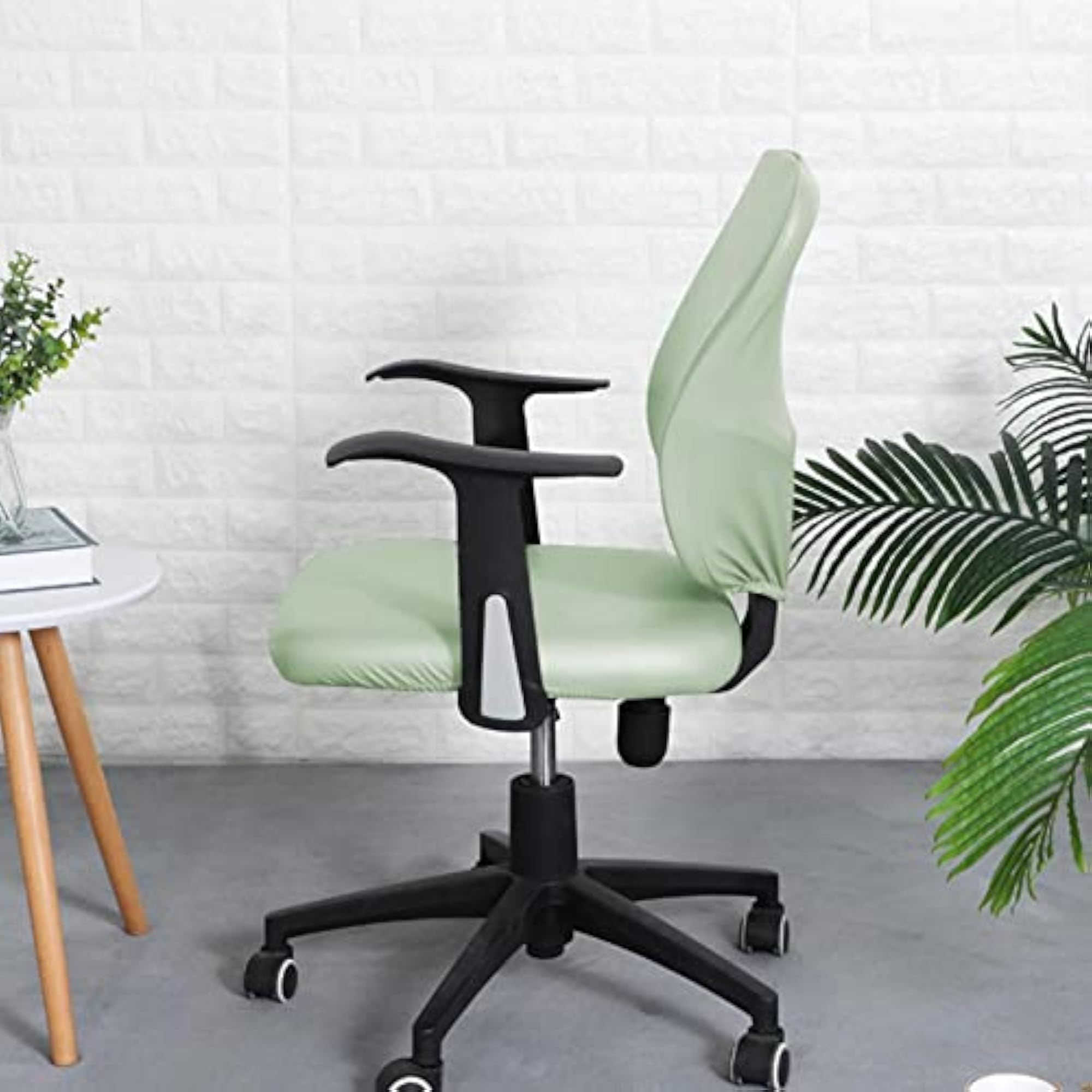 Split Office Chair Cover Waterproof Protector Green