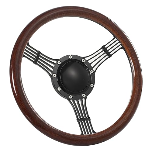Flashpower 14'' Banjo Half Wrap Walnut Steering Wheel