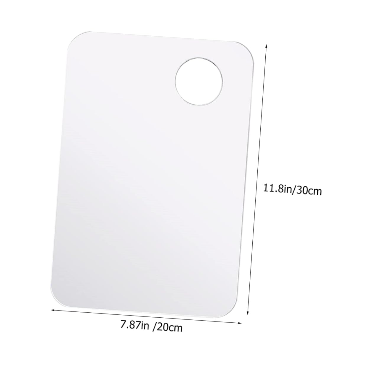 DOITOOL 2pcs Oil Painting Supplies Mixing Palette Acrylic Pigment Tray Paint Tray Lines for Artists