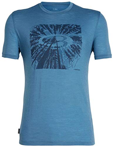 Preisvergleich Produktbild Icebreaker Herren Spector Kurzarm Crewe Tree Top - L