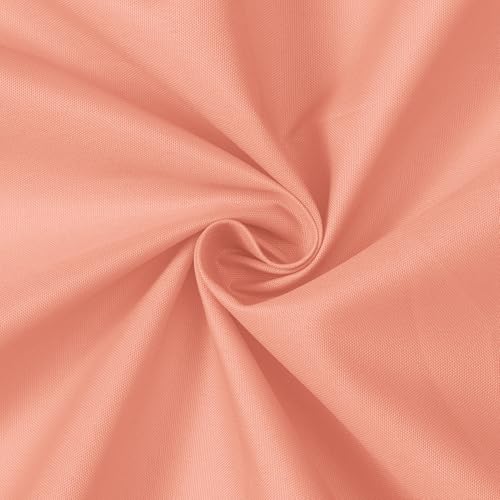 Image of N&Y HOME Fabric Shower Curtain or Liner with Magnets, Coral | Hotel Quality, Machine Washable, Water Repellent, Standard Size