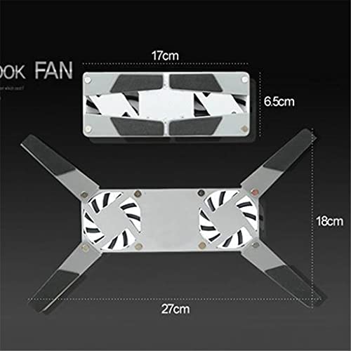 Base soporte notebook con ventilador plegable HBJWOV miniatura 5