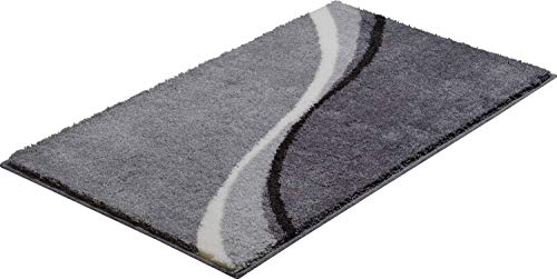 Grund Bath Mat, Ultra Soft and Absorbent, Anti Slip, 5 Years Warranty, LUCA, Bath Mat 70x120 cm, Grey