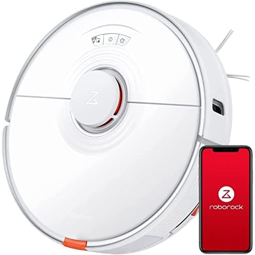 Roborock S7 Saugroboter mit Wischfunktion,2500Pa Staubsauger Roboter,App Alexa Sprachsteuerung Roboterstaubsauger,Intelligenter für Hartböden,Tierhaare,Teppiche