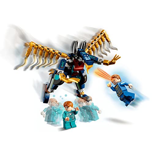 LEGO 76145 Marvel Luftangriff Der Eternals, Superhelden-Spielzeug für Kinder ab 7 Jahren, mit Deviant-Actionfiguren – Bild 4