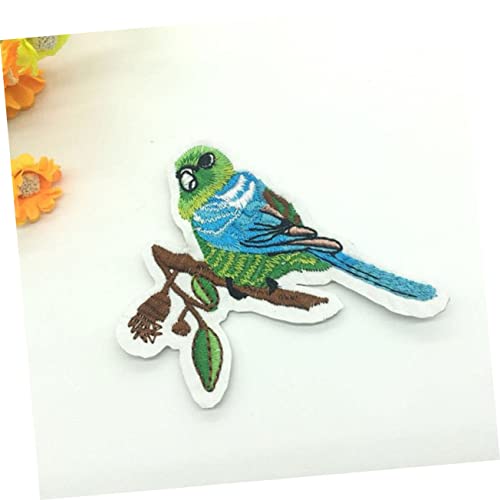 Patchs de broderie applique pour vêtements d'oiseaux et customisation de veste - 5
