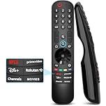 Replacement for LG TV Remote Control, Compatible with All LG Smart TVs, Universal for Magic Control MR24GA MR23GA MR22GN MR21GA
