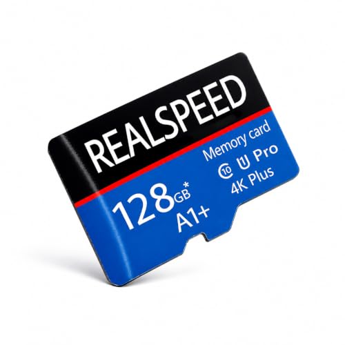 Image of 128GB MicroSD Memory Card, Class 10, A1+, 4K Ultra HD