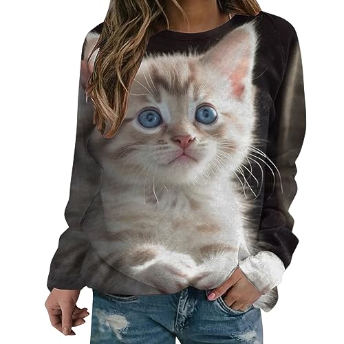 Sweat col rond femme ample pour camoufler les rondeurs avec style et confort