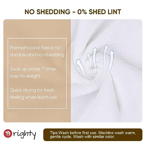 Orighty Ultraweiche Waschlappen, 48 Stück, Premium-Mikrofaser-Handtuch-Sets 30,5 x 30,5 cm, Saugfähig und Schnell Trocknend, Korallensamt, Mehrzweck für Badezimmer und Hotel