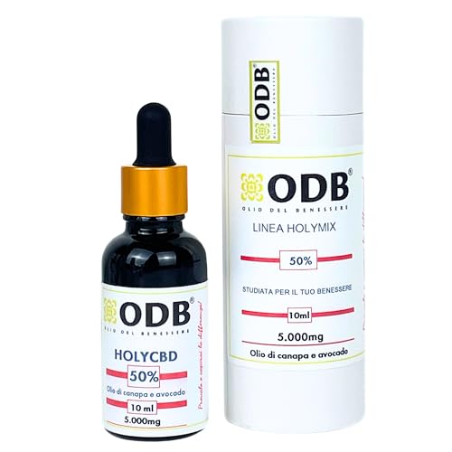 Olio Del Benessere 50% CBD+CBG (5.000 mg) >0< THC | olio di canapa |versione concentrata | appr. dal Ministero Della Salute. Aiuta a dormire meglio e con dolori cervicali o articolari (Neutro, 10 ml)