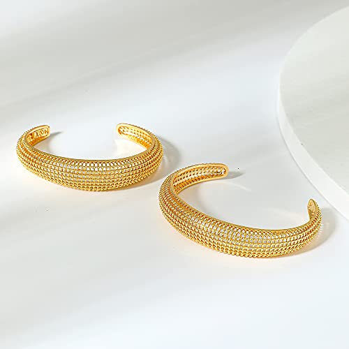 Image of Ethlyn 2pcs /lot 18K Gold Plated Kids Baby /Girls Jewelry Bangles with ring Baby Cute Cuff Bracelets (MY277)