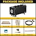 MMasters Propane Forge Kit, 3 Burners, 2600℉ Gas Forge for Blacksmithing, Large Capacity Steel Forge with Openable Door