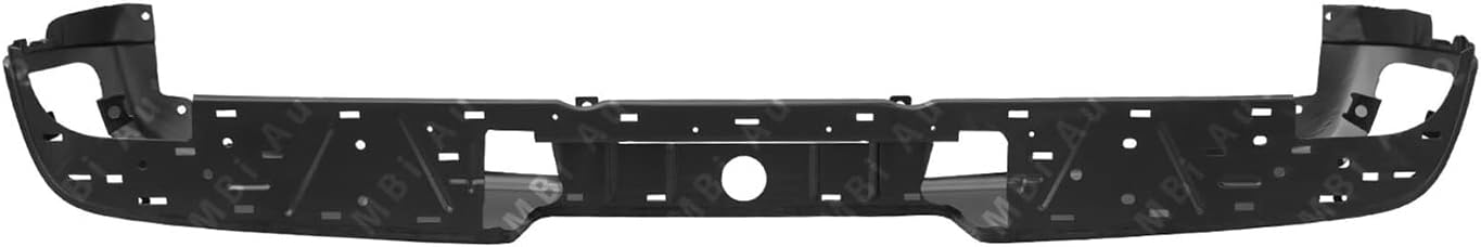Primered, Steel Rear Bumper Face Bar Compatible with 2014-2018 Chevy Silverado & GMC Sierra W/Corner Step 14-18, GM1102563