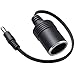 AYECEHI Cigarette Lighter Power Supply Cable (2 Pack) Car Cigarette Lighter Female Socket to DC 5.5mm x 2.1mm Plug Jack Adapter for Car Charger UPS Battery Backup and Portable Generator-30cm (Male)